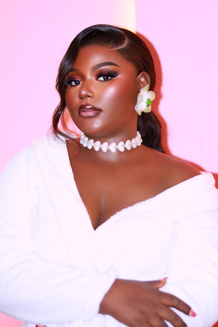 Bridal Glam On a Dark Skin